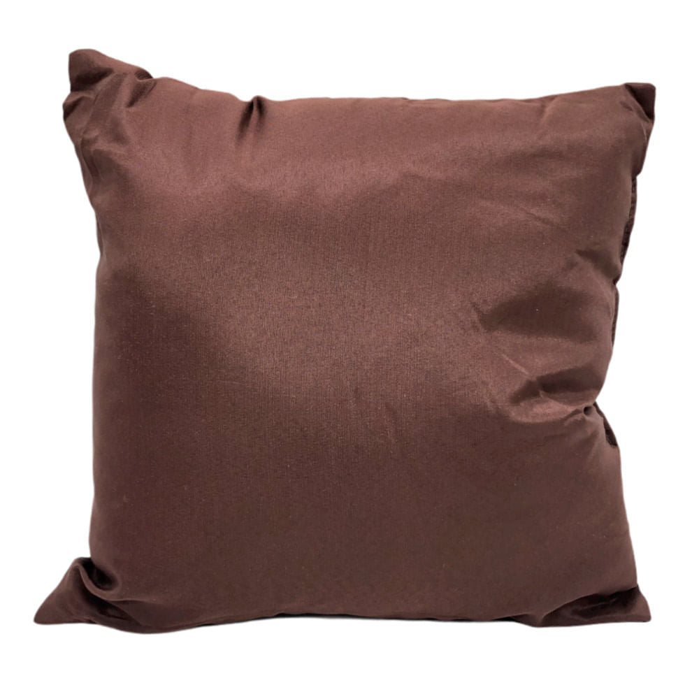 Cojín Decorativo Home Elegance Queens 43cm x 43cm - Chocolate