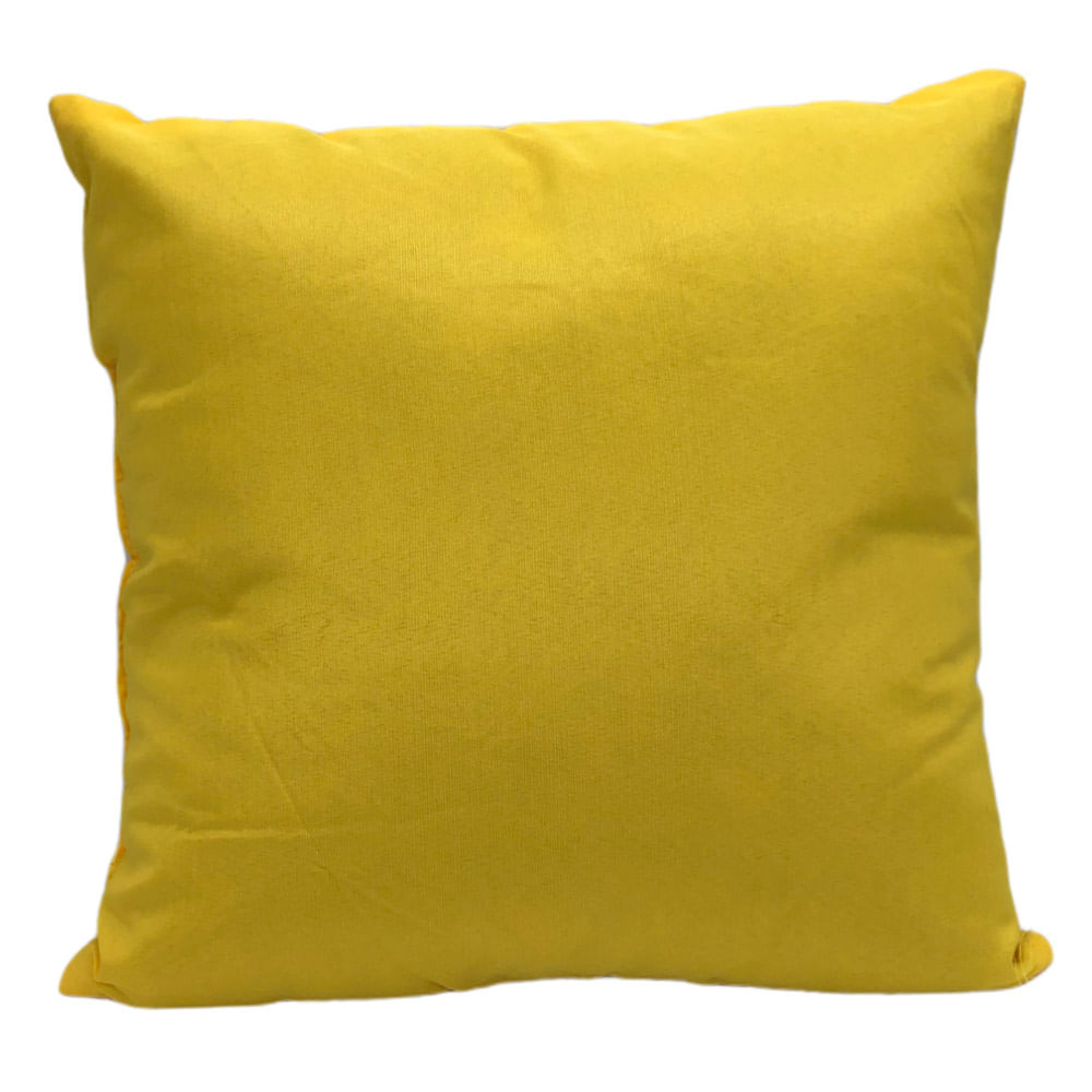 Cojín Decorativo Home Elegance Queens 45cm x 45cm - Mostaza