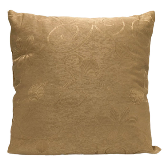 Cojín Decorativo Home Elegance Sochi de 45 cm x 45 cm - Dorado Oscuro