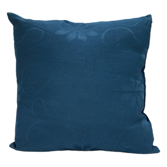 Cojín Decorativo Home Elegance Sochi de 45 cm x 45 cm - Turquesa azulado