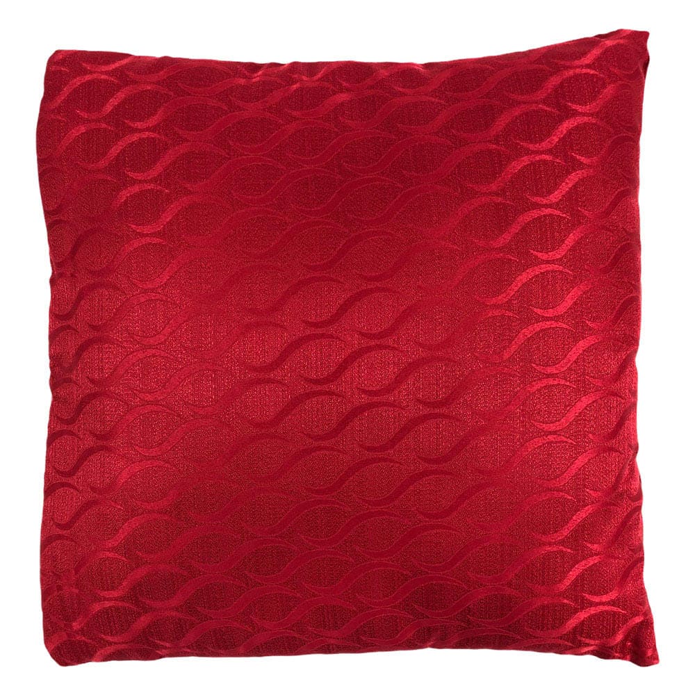 Cojin Elements Furniture Decorativo Bellagio 17.7" x 17.7" - Rojo