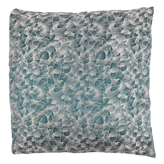 Cojin Elements Furniture Decorativo Crown 17.7" x 17.7" - Aguamarina oscuro