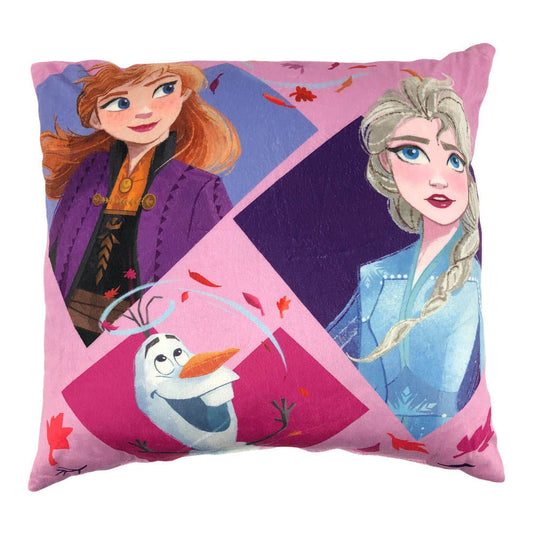 Cojín Infantil Disney Frozen 45 cm x 45 cm - Rosa