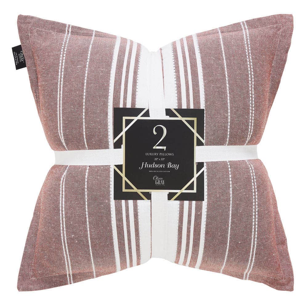 Cojin Decorativo Rt Designer Hudson Bay 2 Piezas - Rose Gold