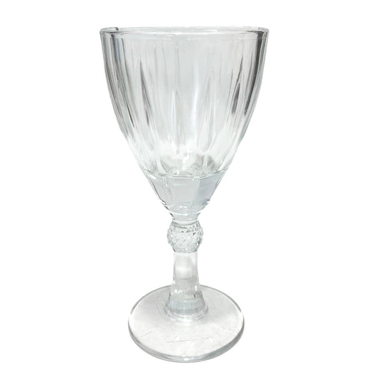 Copa de vidrio transparente Home Elegance de 18 cm para agua.