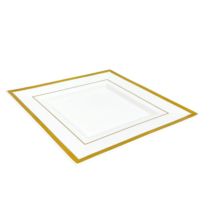 Plato Desechable Home Elegance - Cuadrado - 18 cm - 10 Piezas