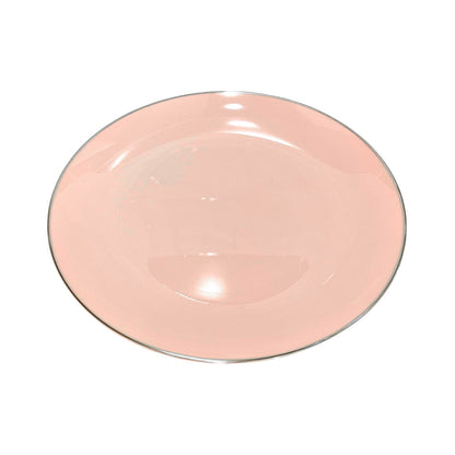 Plato llano Blush/Silver de 7.5 pulgadas Elegance Party