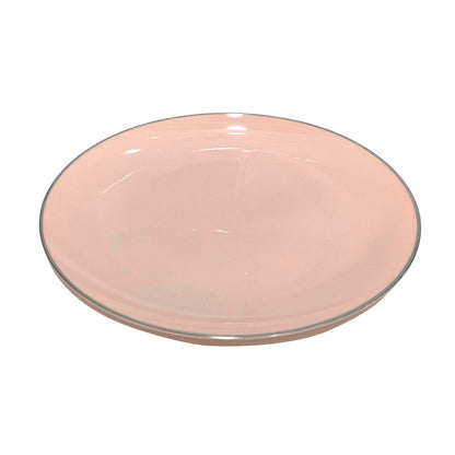 Plato llano Blush/Silver de 7.5 pulgadas Elegance Party