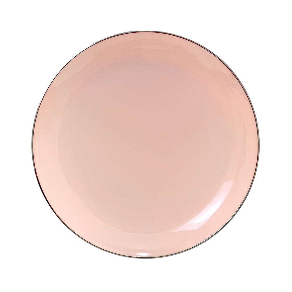 Plato llano Blush/Silver de 7.5 pulgadas Elegance Party