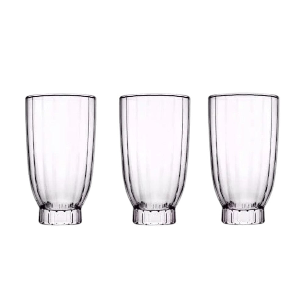 Set de 3 vasos Long Amore Pasabahçe de 14 oz
