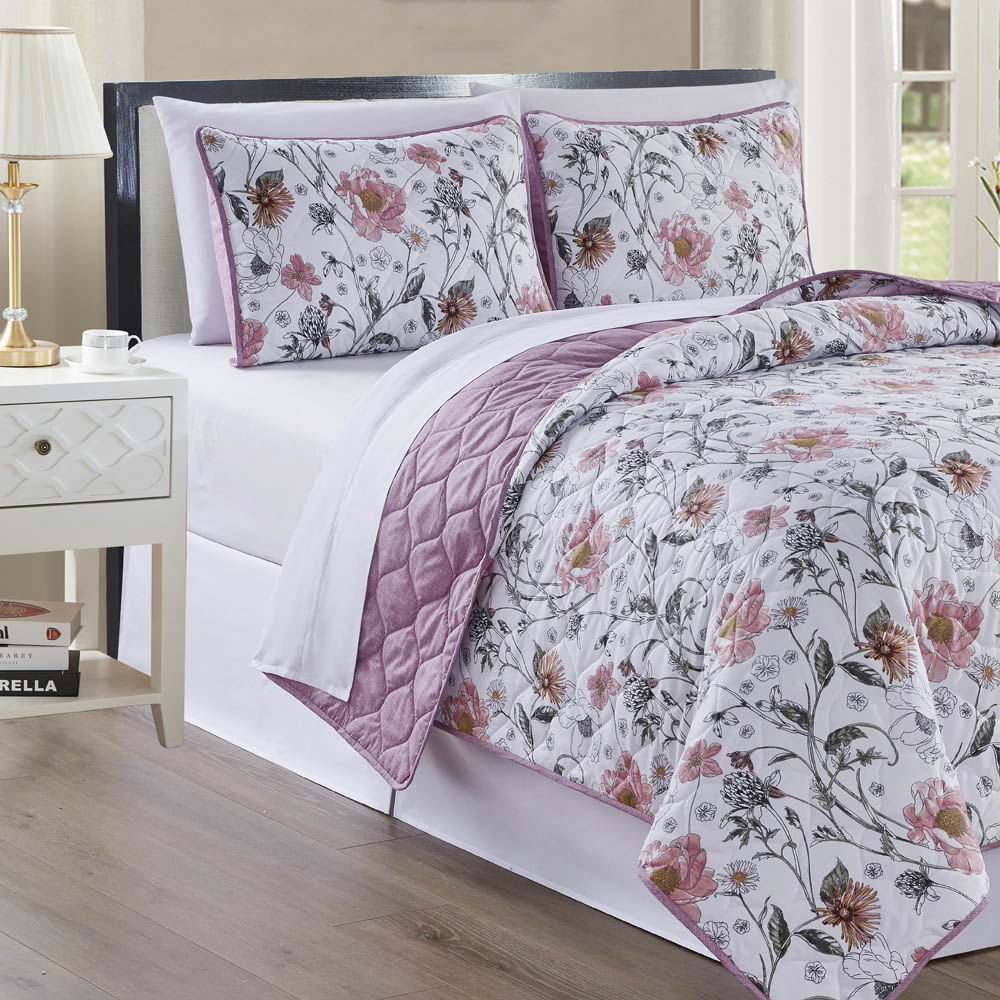 Comforter Home Accents Set de 3 Piezas - QUEEN