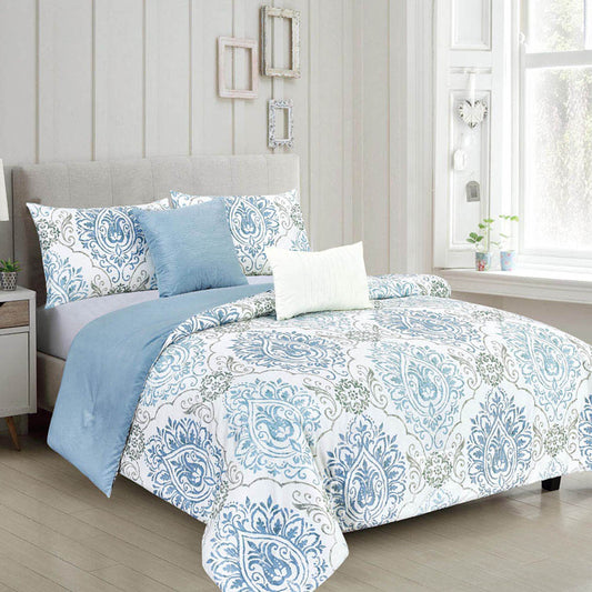 Comforter Rt Designer Fabiola Reversible 5 Piezas - KING