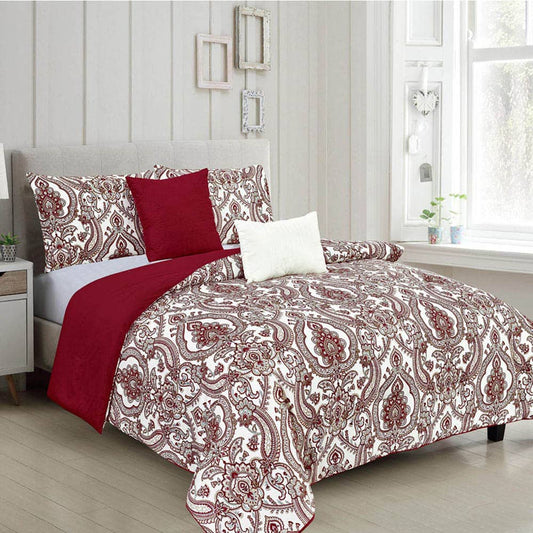 Comforter Rt Designer Fatima Reversible 5 Piezas - KING