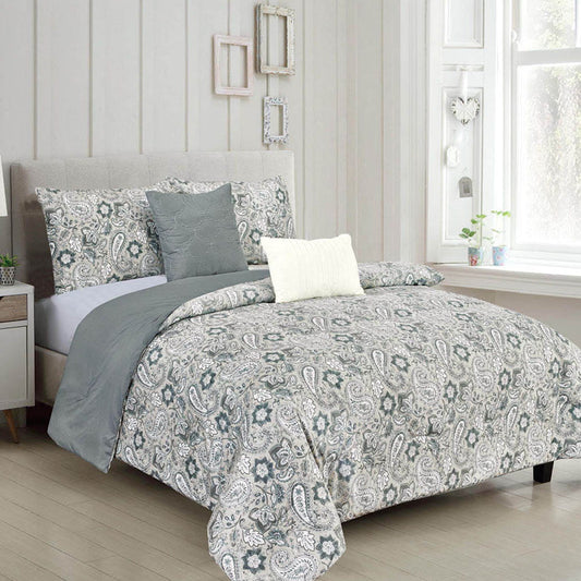 Comforter Rt Designer Franchesca Reversible 5 Piezas - KING