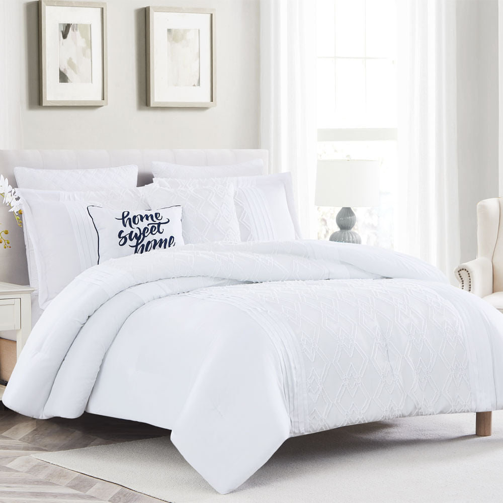 Comforter Rt Designer Austin de 9 Piezas - QUEEN