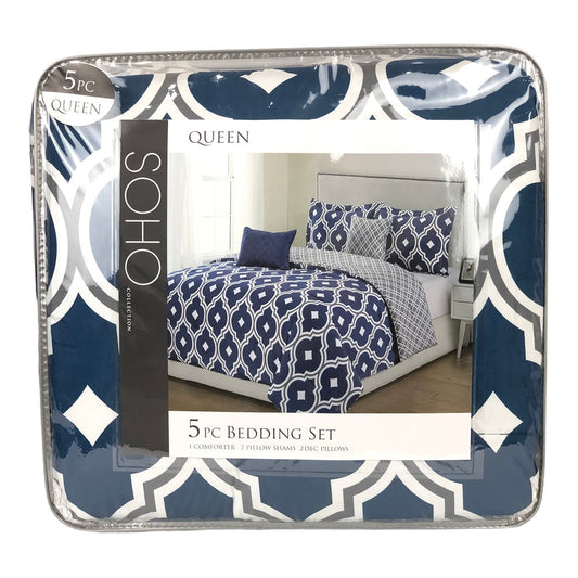 Comforter Crest Home Renard Azul - Queen