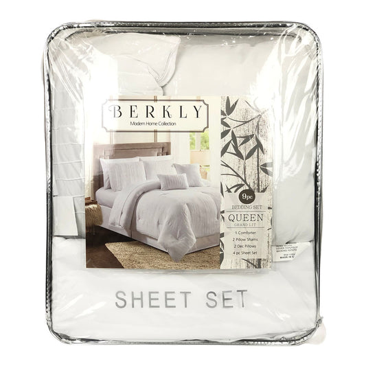 Comforter Crest Home Cleveland Blanco - Queen