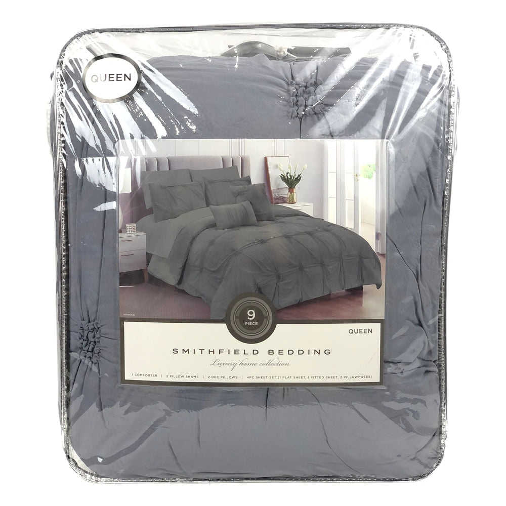 Comforter Crest Home Kenwood Gris - Queen