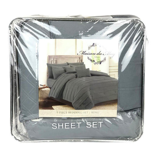 Comforter Crest Home Monique Gris - King
