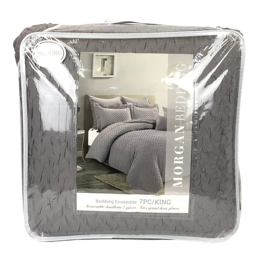 Comforter Crest Home Morgan Gris - King