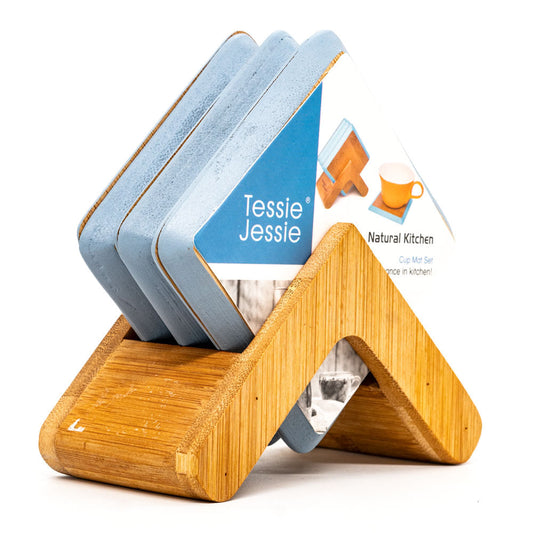 Portavasos de Madera Home Elegance 7 Piezas - Surtido