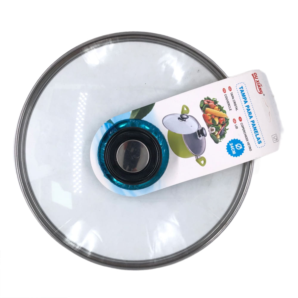 Tapa Lotus de Vidrio 24 cm