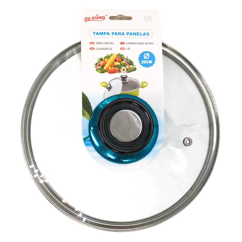 Tapa Lotus de Vidrio 20 cm