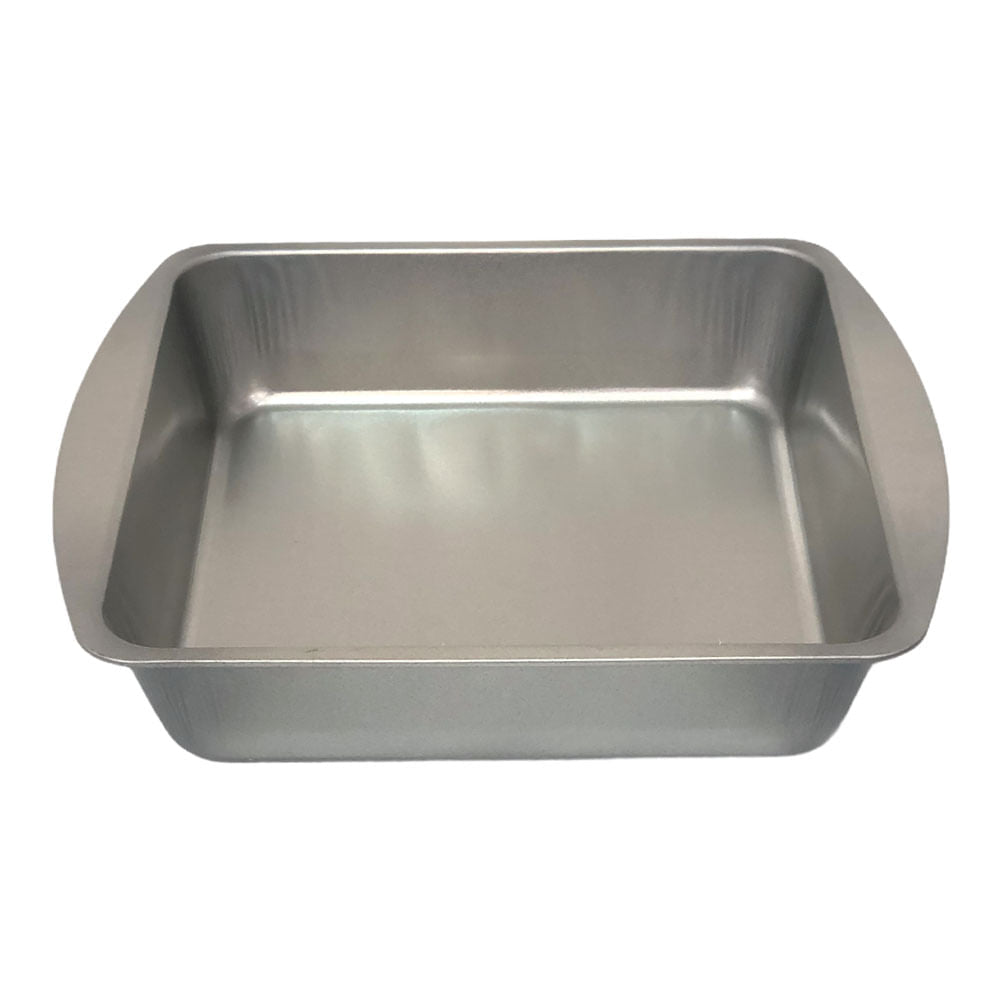 Molde Para Reposteria Cuadrado de Aluminio 8.25" x 9.5" x 2"