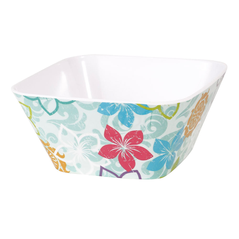 Plato Hondo Glad De Melamina Cuadrado