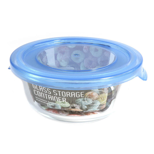 Envase de Vidrio Bonita Home Con Tapa Redonda 13.5 oz