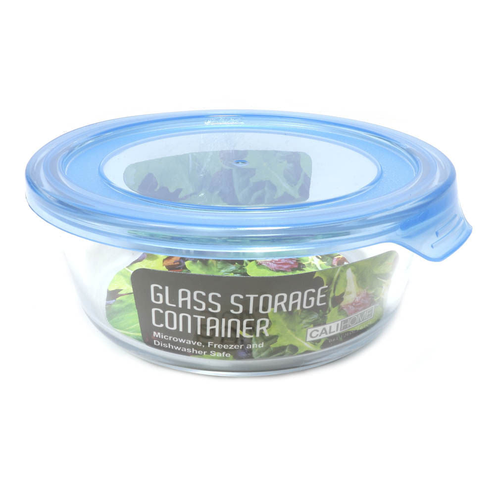 Envase de vidrio Cali Home Con Tapa Redonda 21 oz