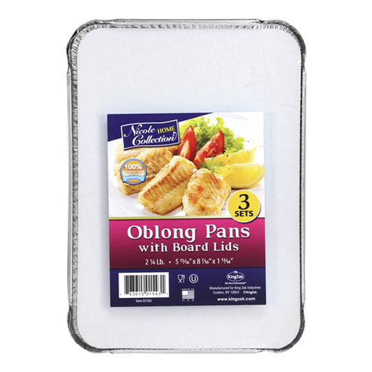 Molde de Aluminio Lillian Desechable Con Tapa