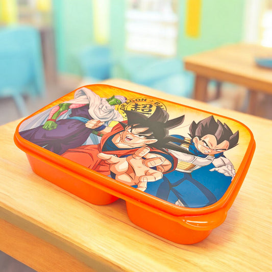 Envase Plastico Dragon Ball P/Sándwich