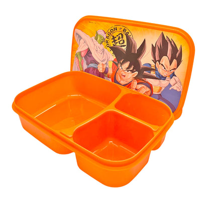 Envase Plastico Dragon Ball P/Sándwich