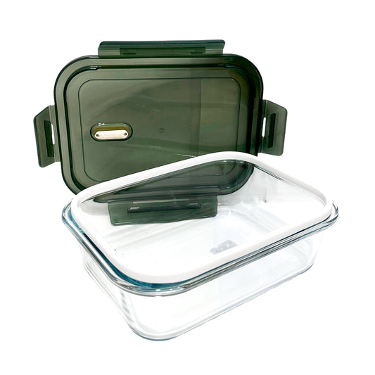 Envase De Vidrio Rectangular - Home Elegance
