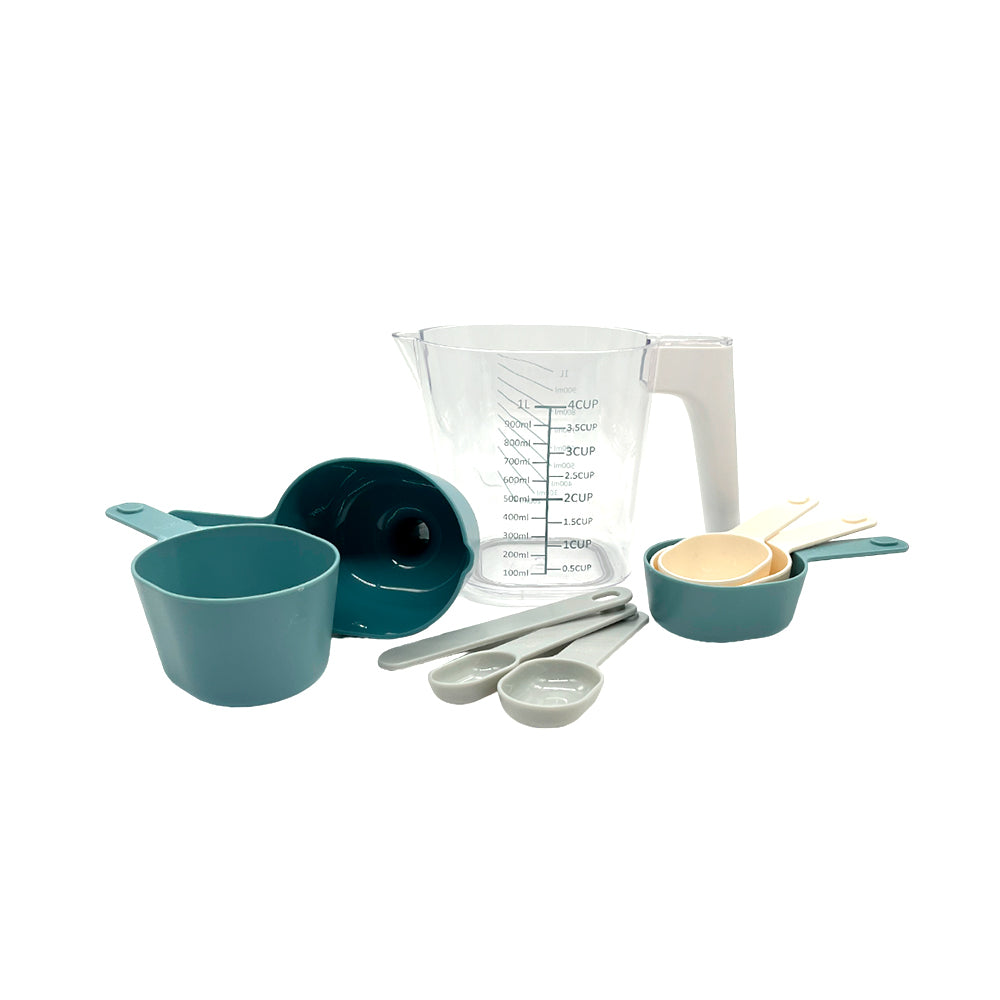 Taza de Medir Plástica Cook With Color Set 9 Piezas