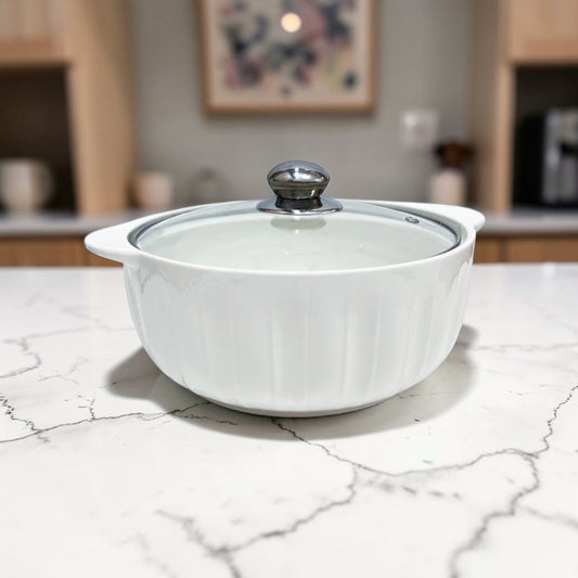 Envase De Cerámica C/Tapa Home Elegance