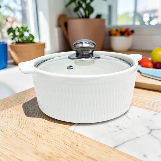 Envase De Cerámica Con Tapa Home Elegance