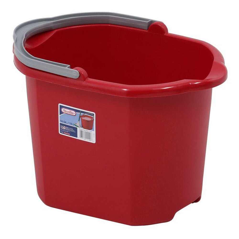 Cubo Sterilite Plástico 15 L Rojo