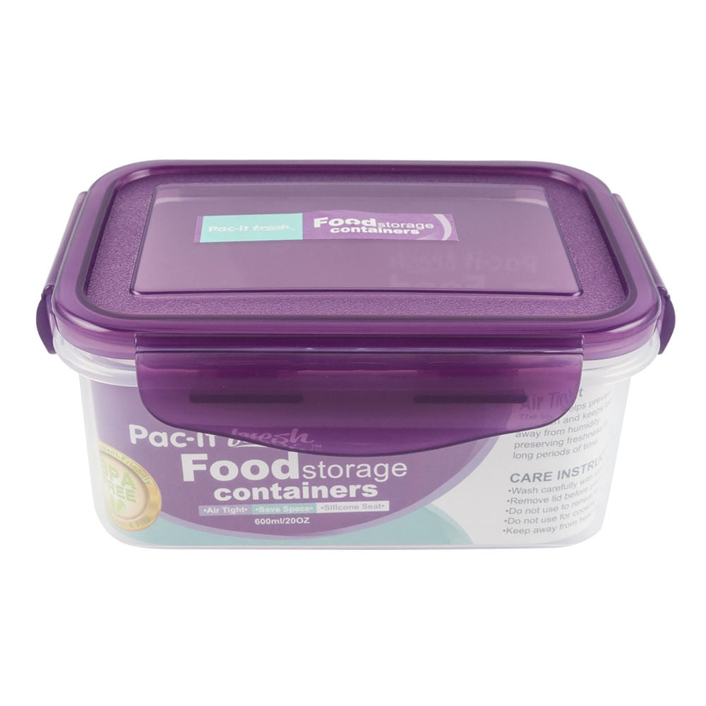 Envase Plástico Pac-It Fresh Rectangular