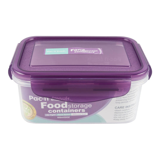 Envase Plástico Pac-It Fresh Rectangular
