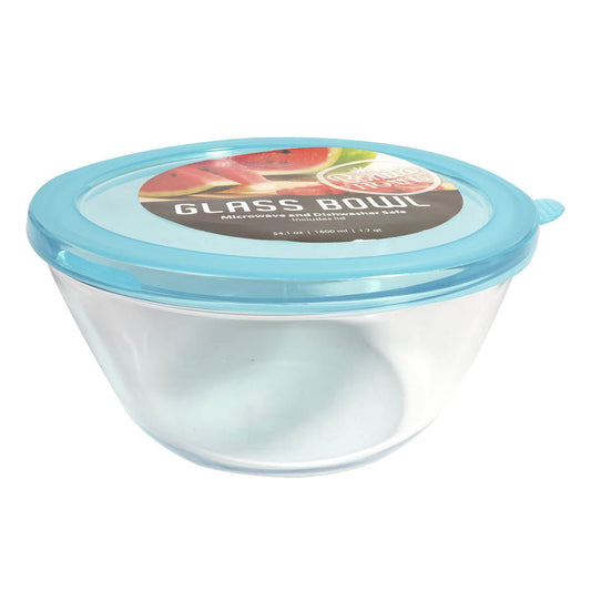 Envase de Vidrio Bonita Home Con Tapa Redonda 54.1 oz