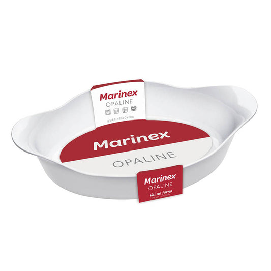 Refractario de Vidrio Marinex Opaline Ovalado 1.4 L