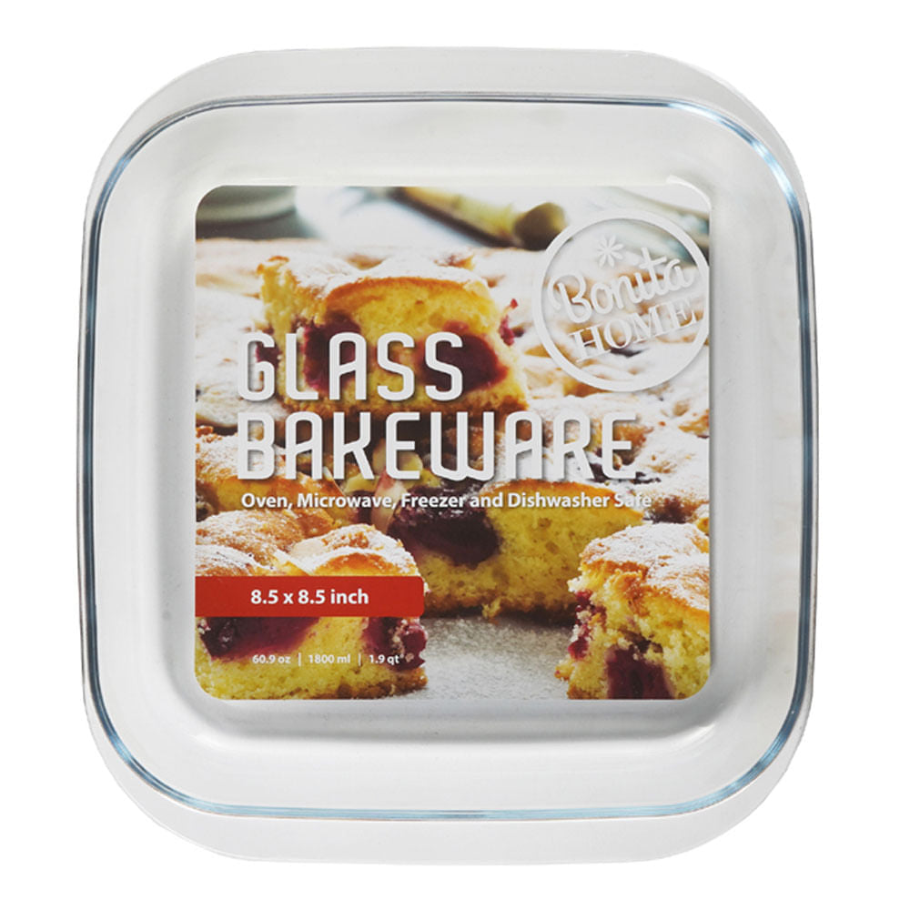 Refractario Cuadrado 26 California de Vidrio 60.9 oz