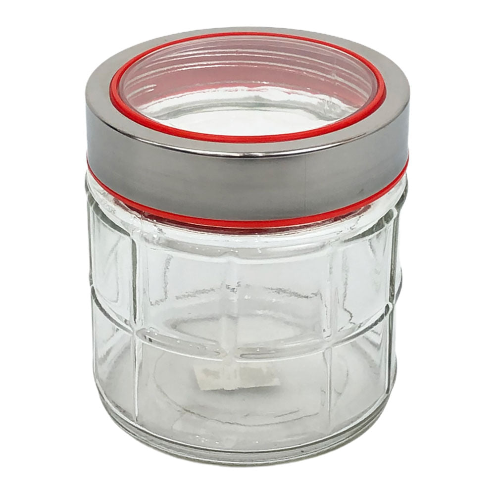 Canister de Vidrio Homestar Con Tapa 12.5 cm - Surtido