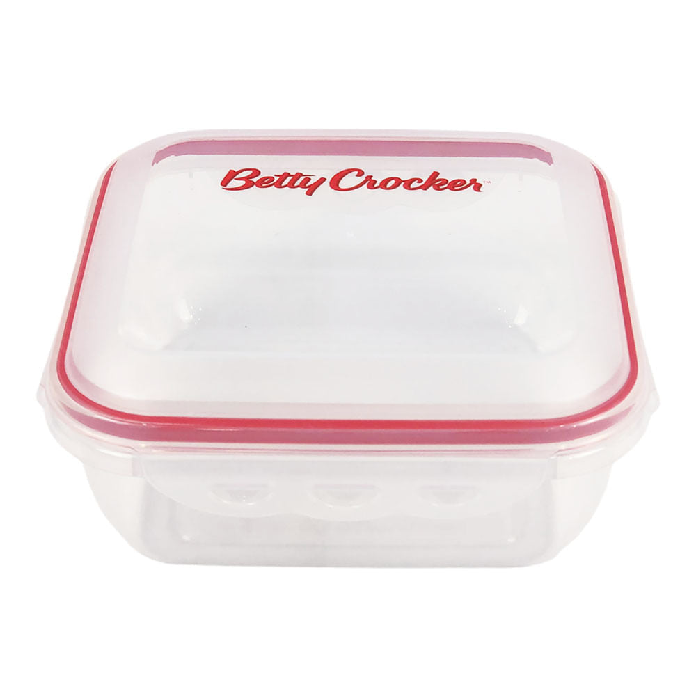 Envase Betty Crocker Plastico Cuadrado 1500 ml - Único