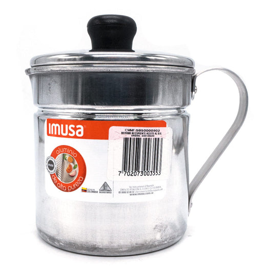 Recipiente Para Aceite Imusa de Aluminio de 8 L