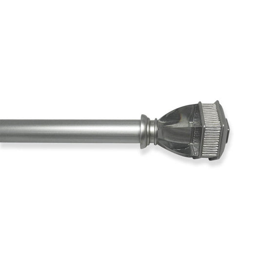 Cornisa Doble Kennedy Home 86" x 120" - Gris Claro