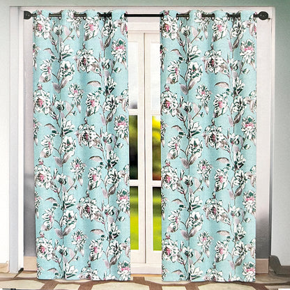 Cortina Arleth 52" x 90" Blackout Green / Home Elegance