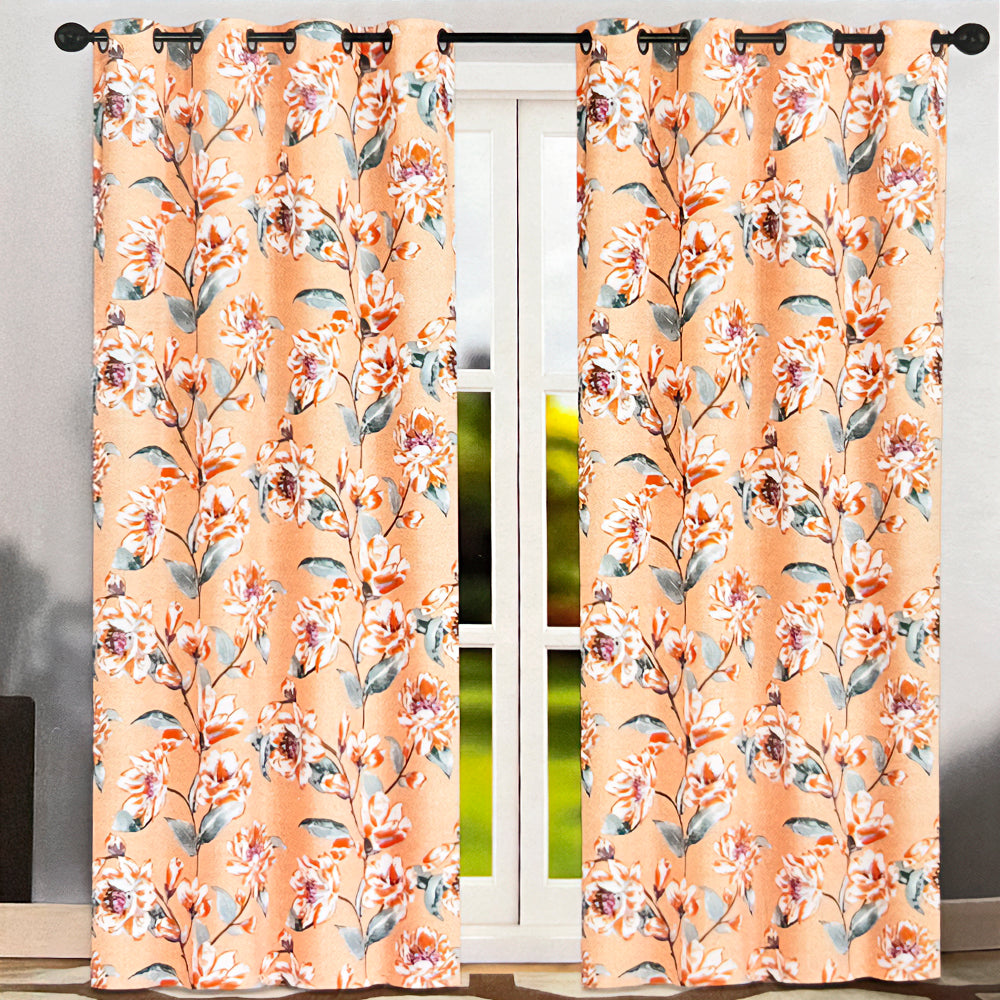 Cortina Arleth 52" x 90" Blackout Naranja / Home Elegance